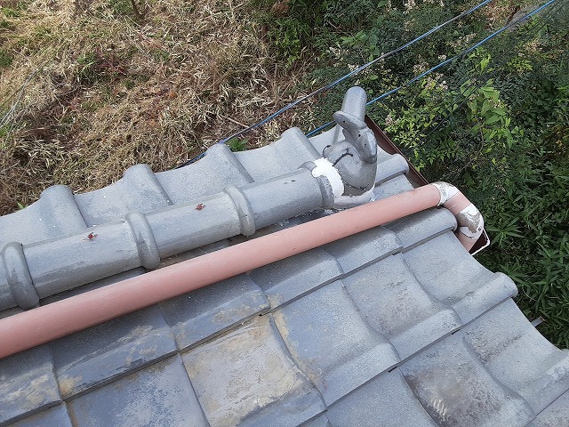 風切り丸の取り直し工事後